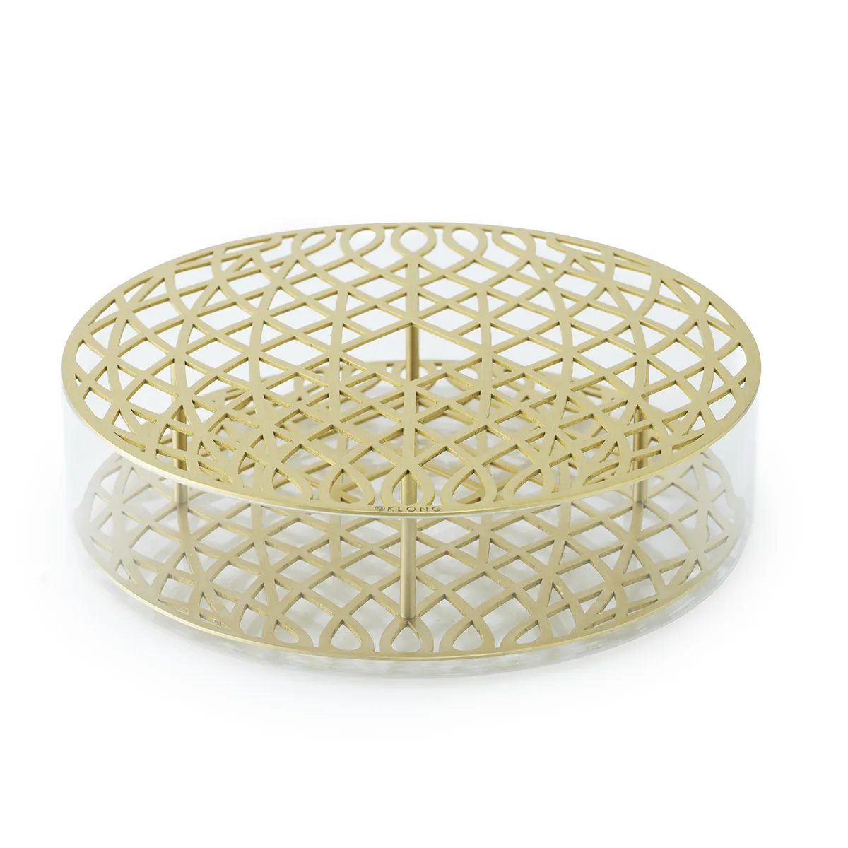 Äng Optimum Brass Ø21,9xH6,2 cm Messinki, Lasi Klong