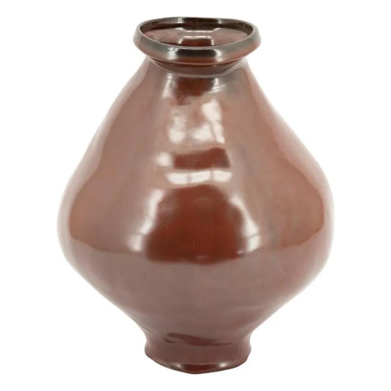 By-Boo, Nendo large Maljakko 25,3x25,3x33 cm Saviastia Ruskea