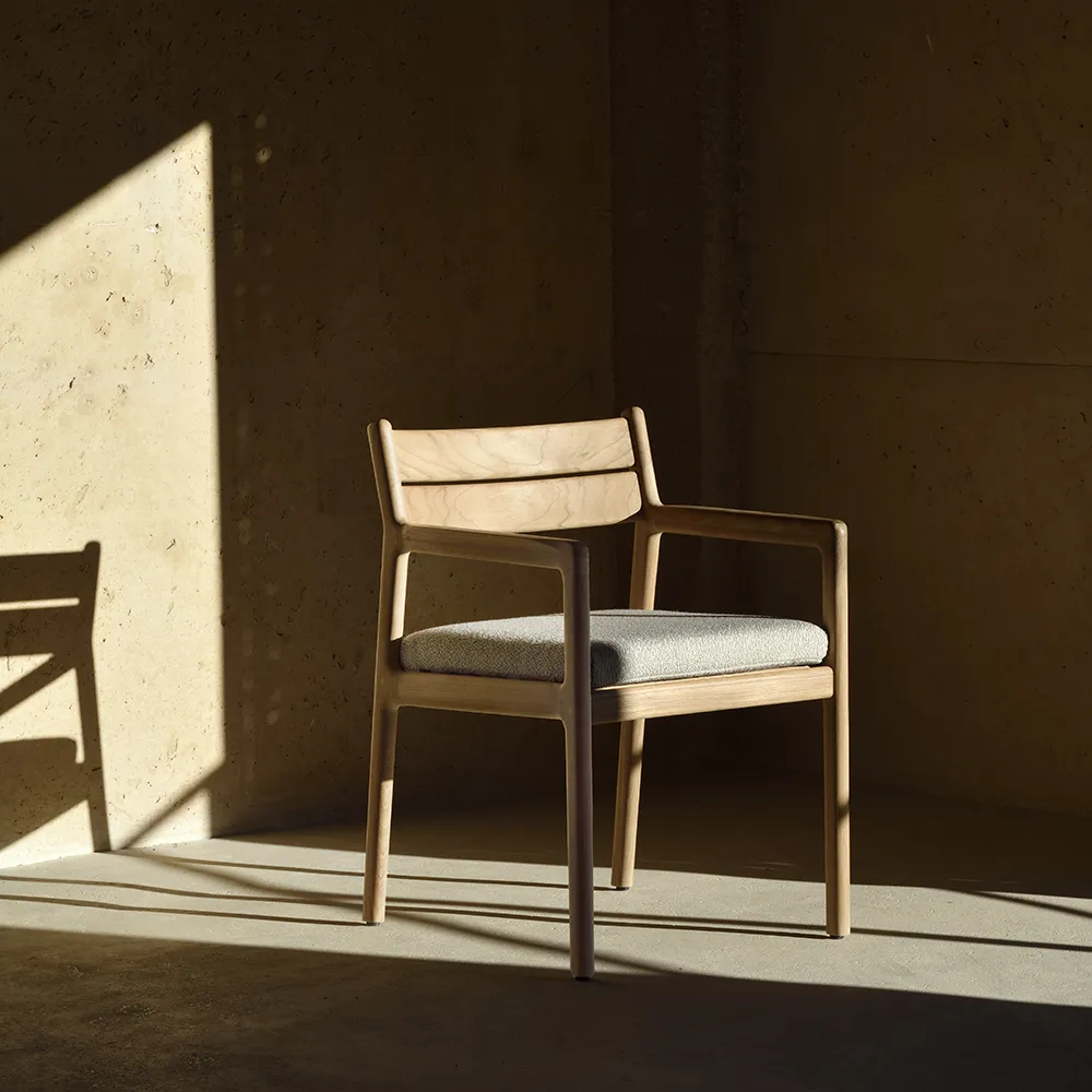 Jack Ruokailutuoli Teak/Natural