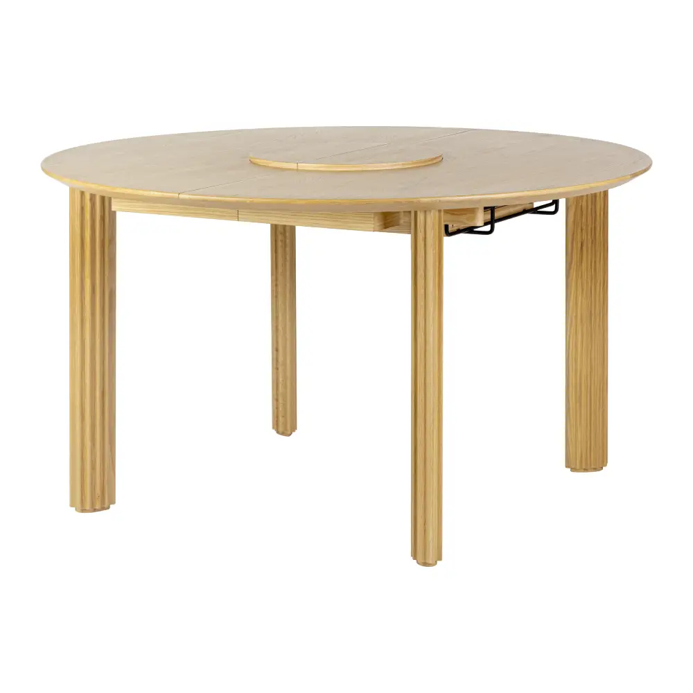 Comfort Circle Ruokapöytä jatkeella 132-202x132 Oak