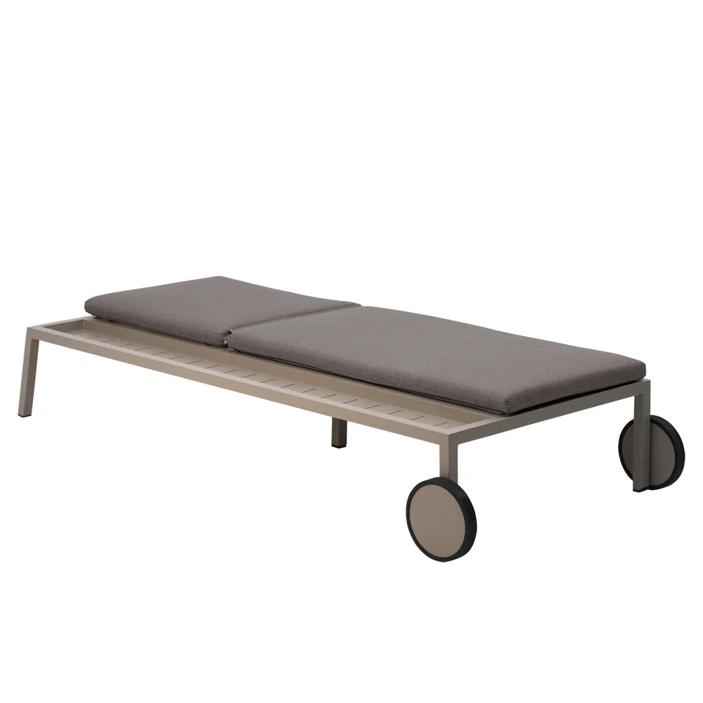 2-pakkus Samvaro aurinkotuoli khaki / Soft Dawn