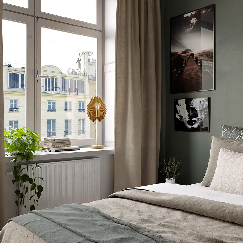 Aruba pöytävalaisin H55 Kulta