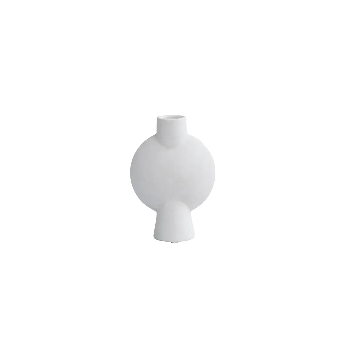 101 Copenhagen, Käsinmaalattu maljakko Sphere Bubl Mini Bone White H19 cm
