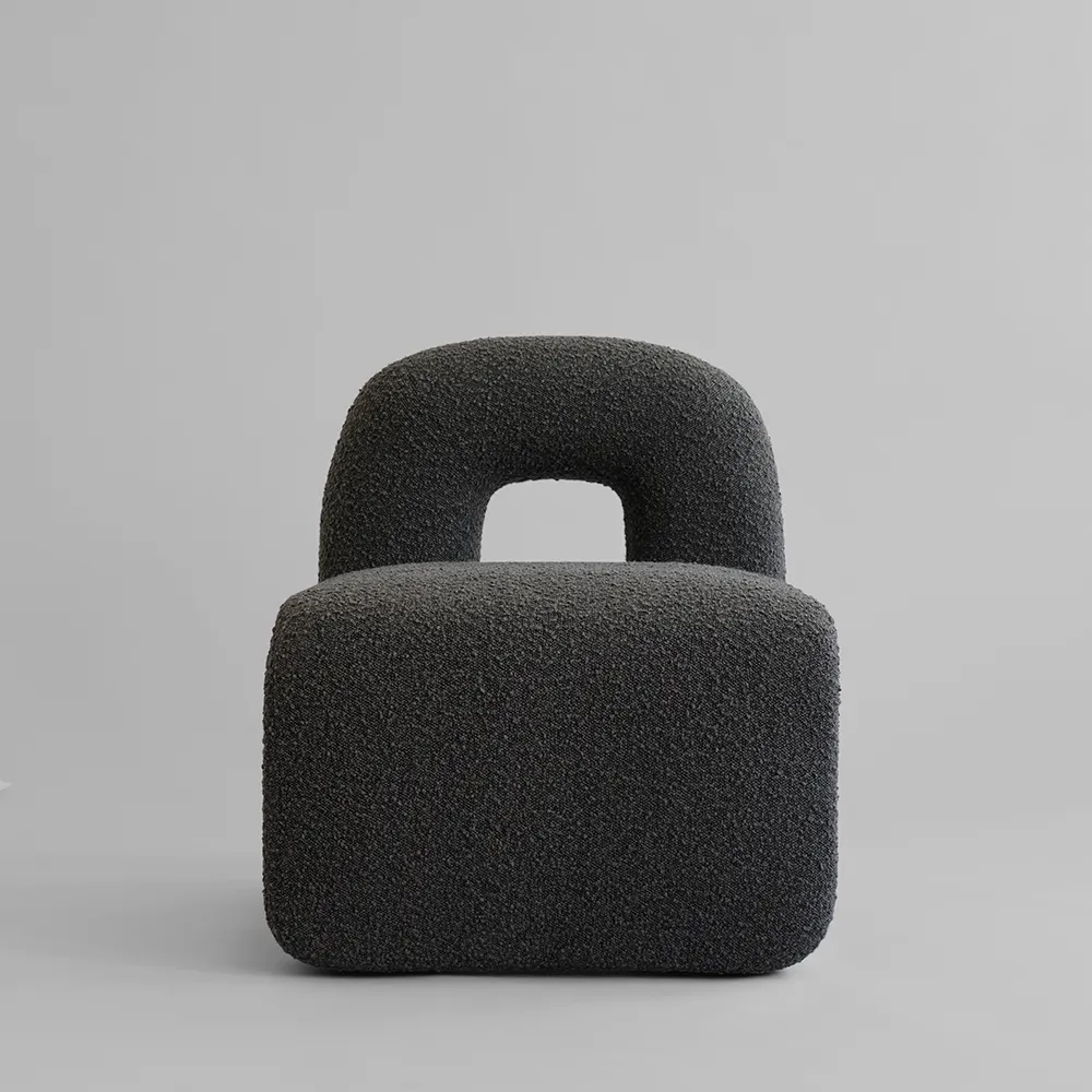 Daiku Lounge -nojatuoli - Syvän harmaanruskea