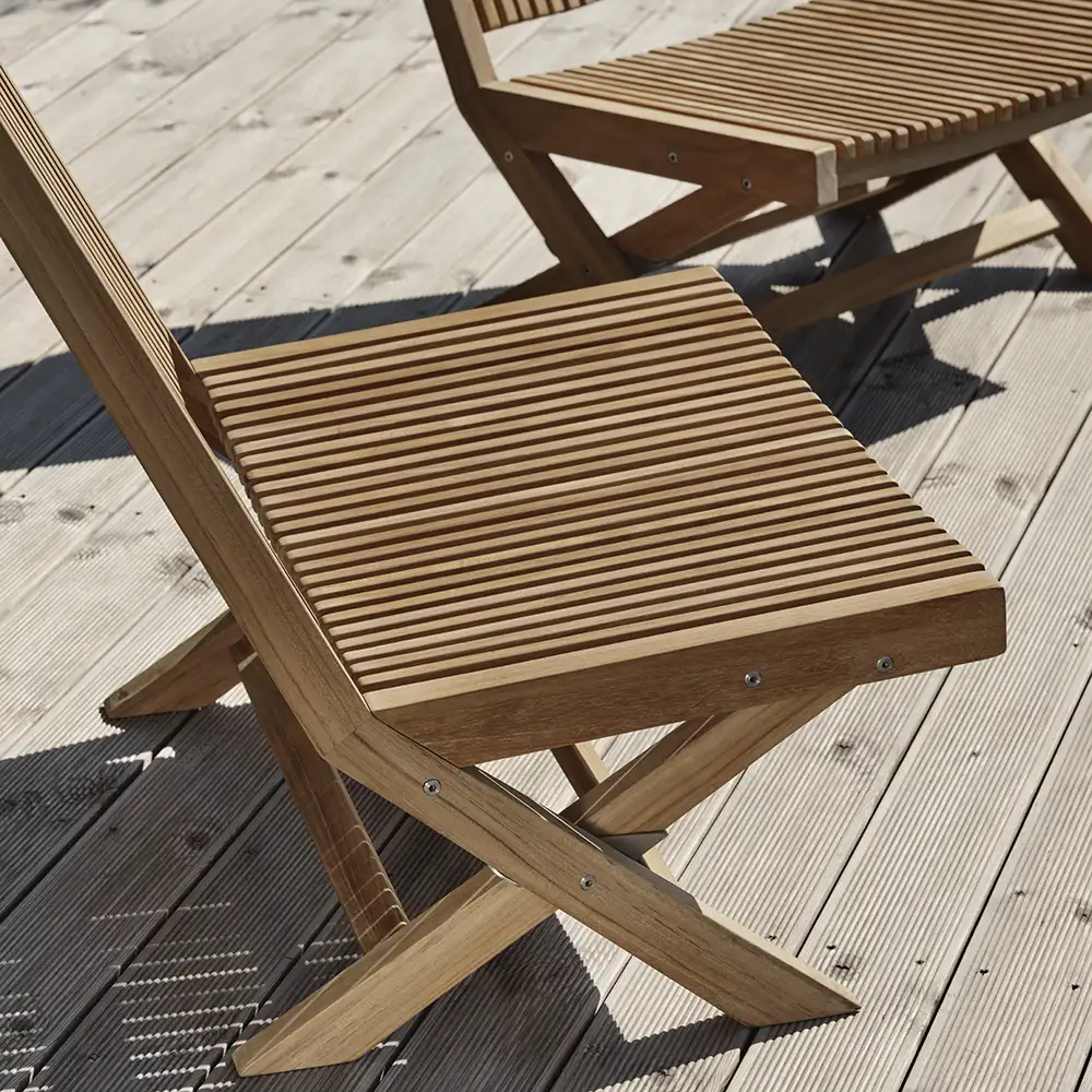 Julita lounge-nojatuoli tiikki Brafab