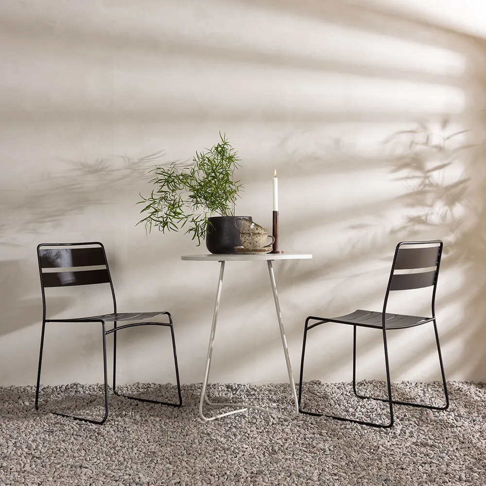 Lina ruokailutuoli Musta 2 kpl