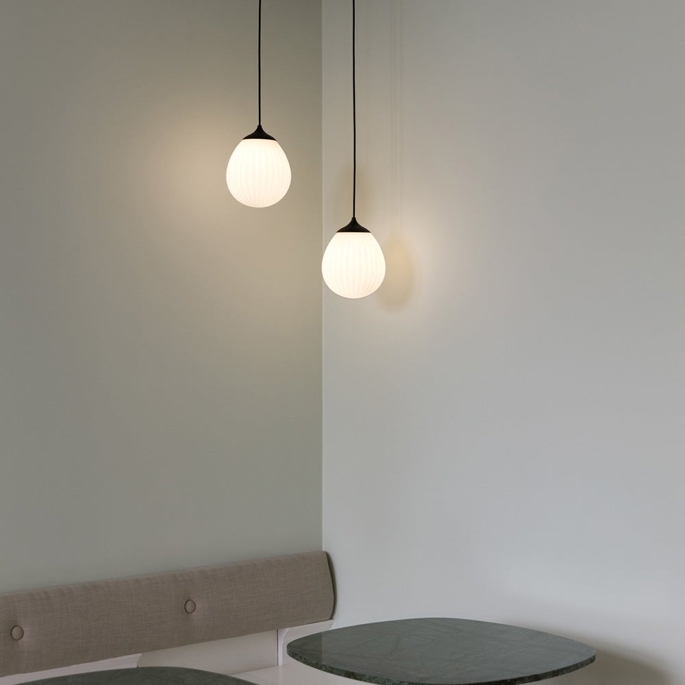 Around the World lampunvarjostin Ø21 cm White/black