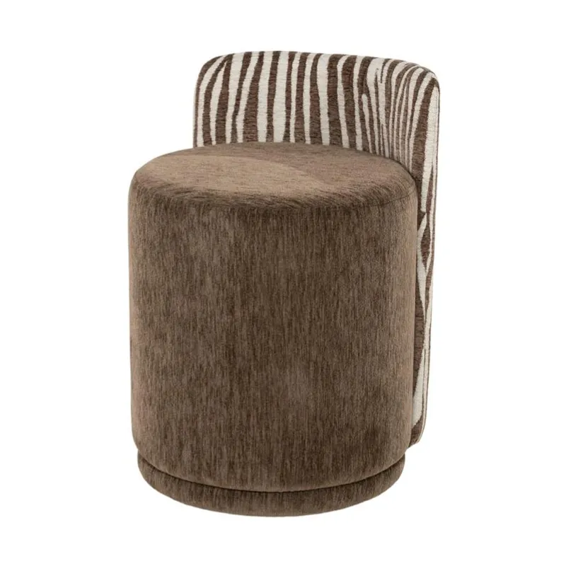 By-Boo, Marque 43x48x63 cm Kangas, Puu & Ijzer brown zebra
