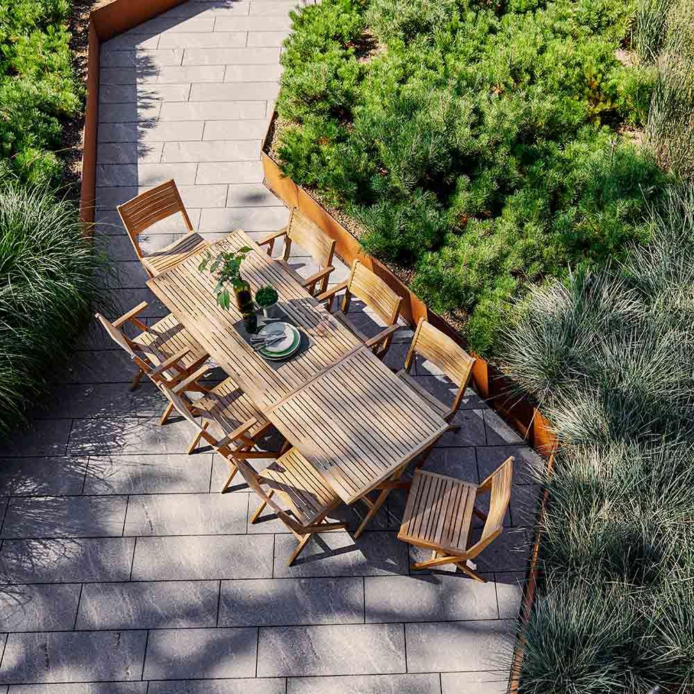 Flip 80x140 cm kokoontaitettava pöytä 