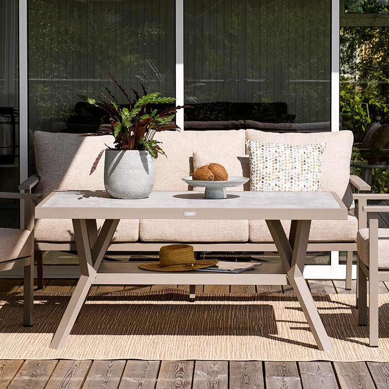 Samvaro 3-istuttava sohva khaki/hiekka Brafab