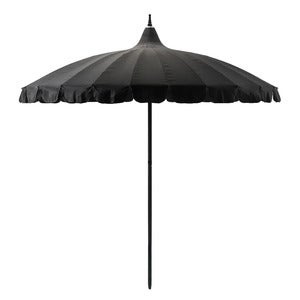 Aurinkovarjo Ø240 cm Musta