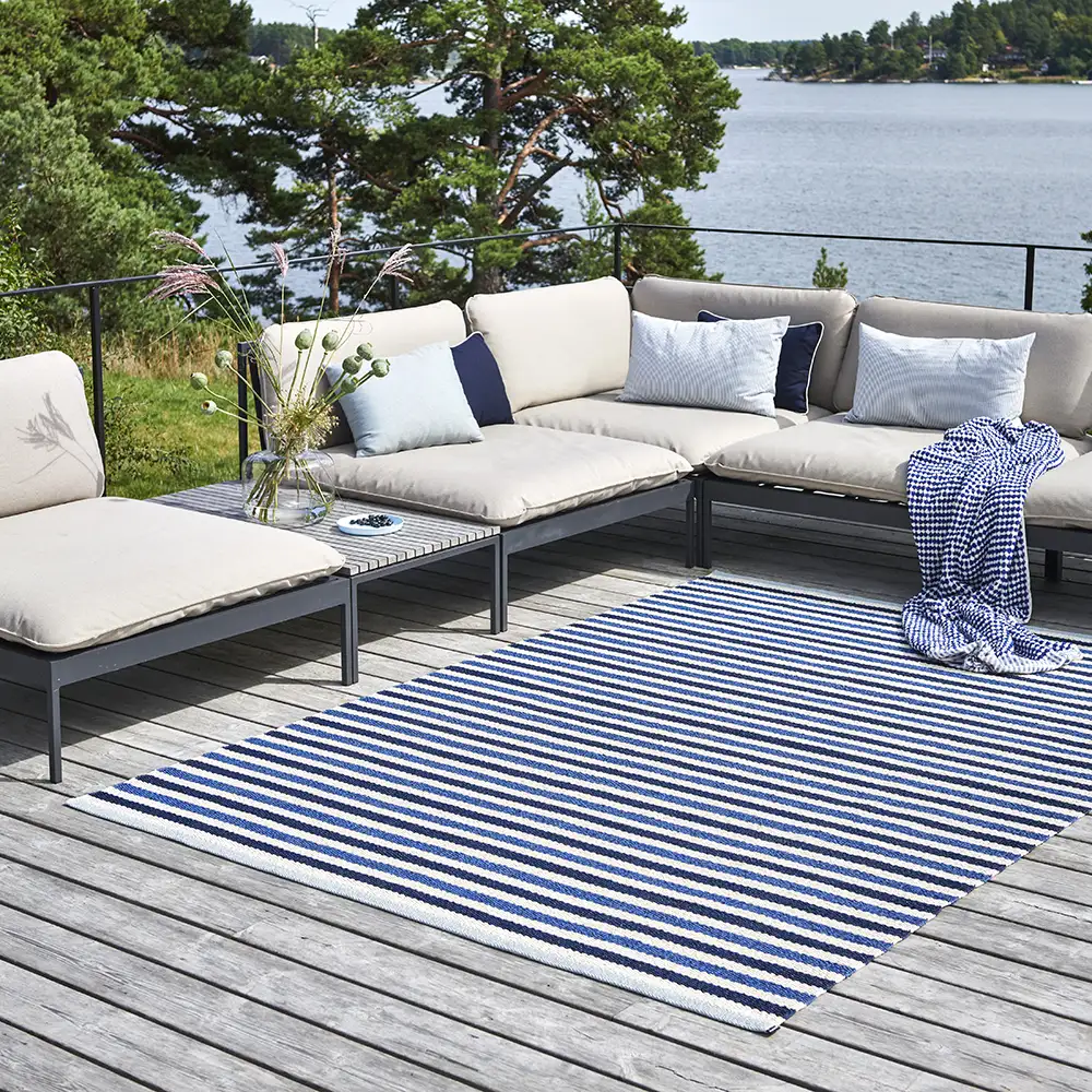 Teo matto 140x200 cm Denim/Dark Blue/Vanilla 