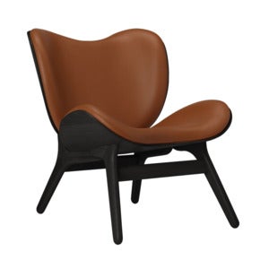 A Conversation Piece Lepotuoli Black Oak/Hope Leather Cognac