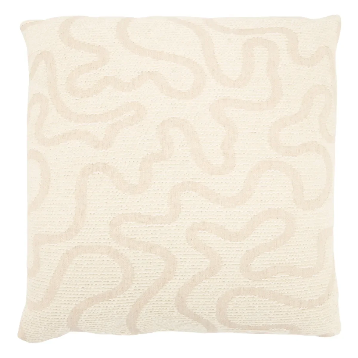 Vev tyyny 45x45x12 cm polyesteri beige