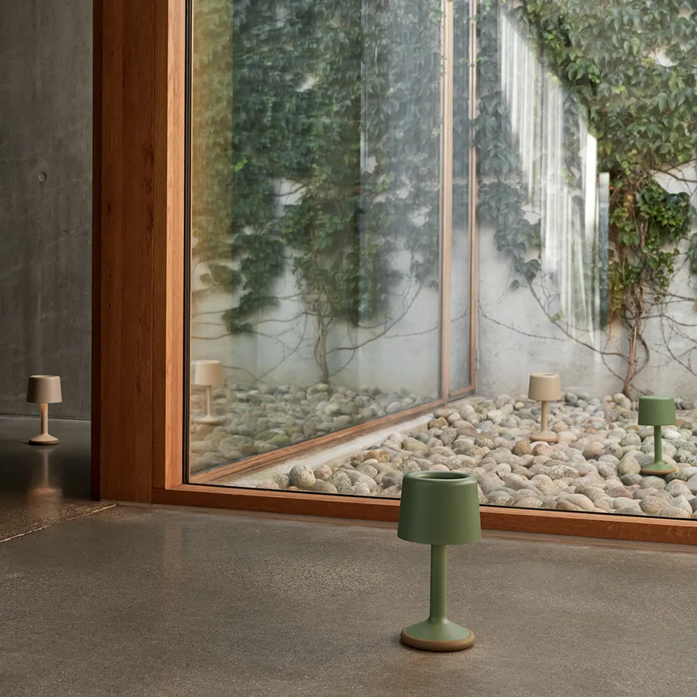 Kannettava aurinkokenno-lamppu Luu Olive green