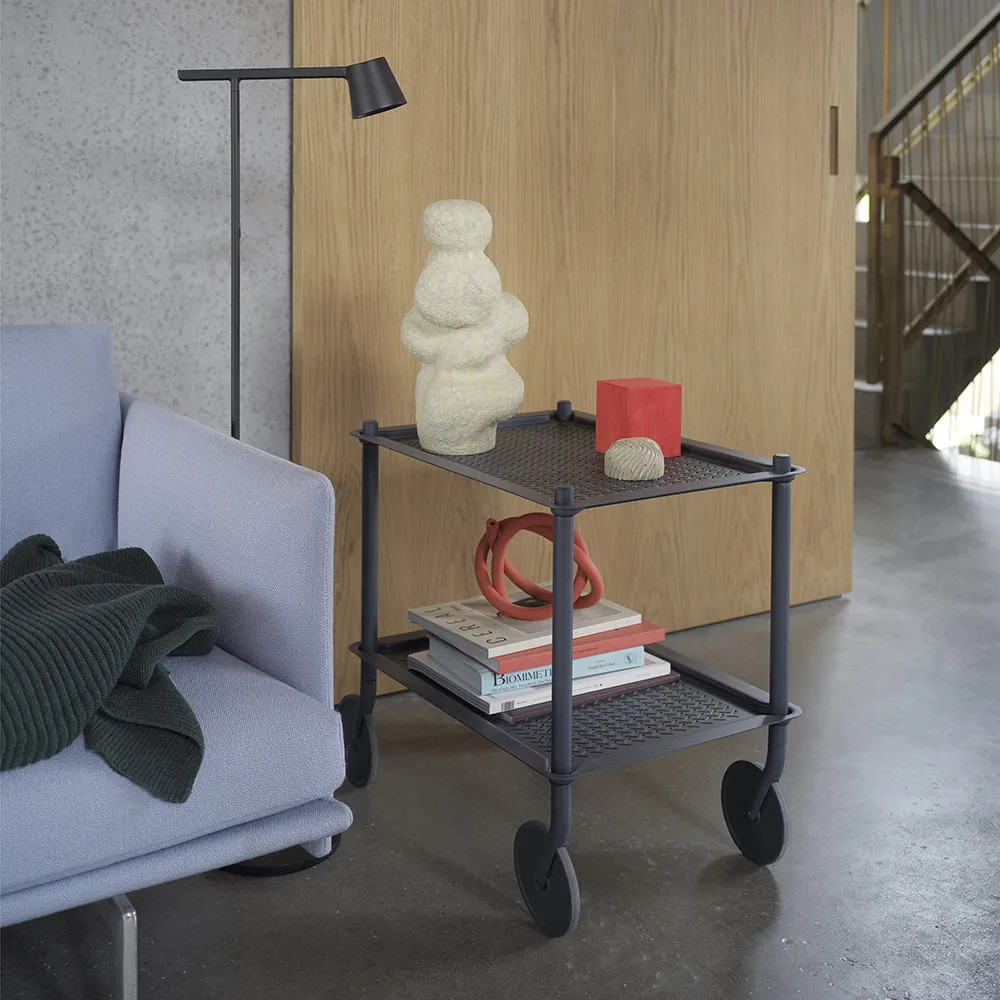 Flow Tarjoiluvaunu Blue-Grey 