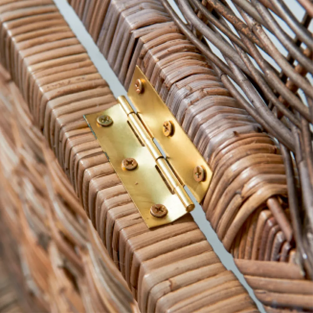  Maalaismainen rottinkiarkku, 160x40 cm