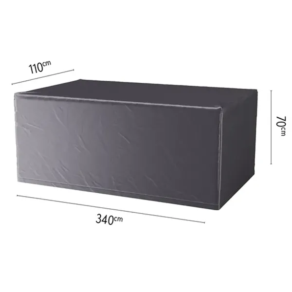 Pöydän suojus 110x340 cm pöydälle