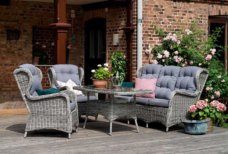 Rosita nojatuoli harmaa/harmaa Brafab