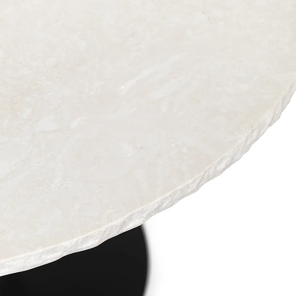 Mineral Ruokapöytä - Bianco Curia/Black