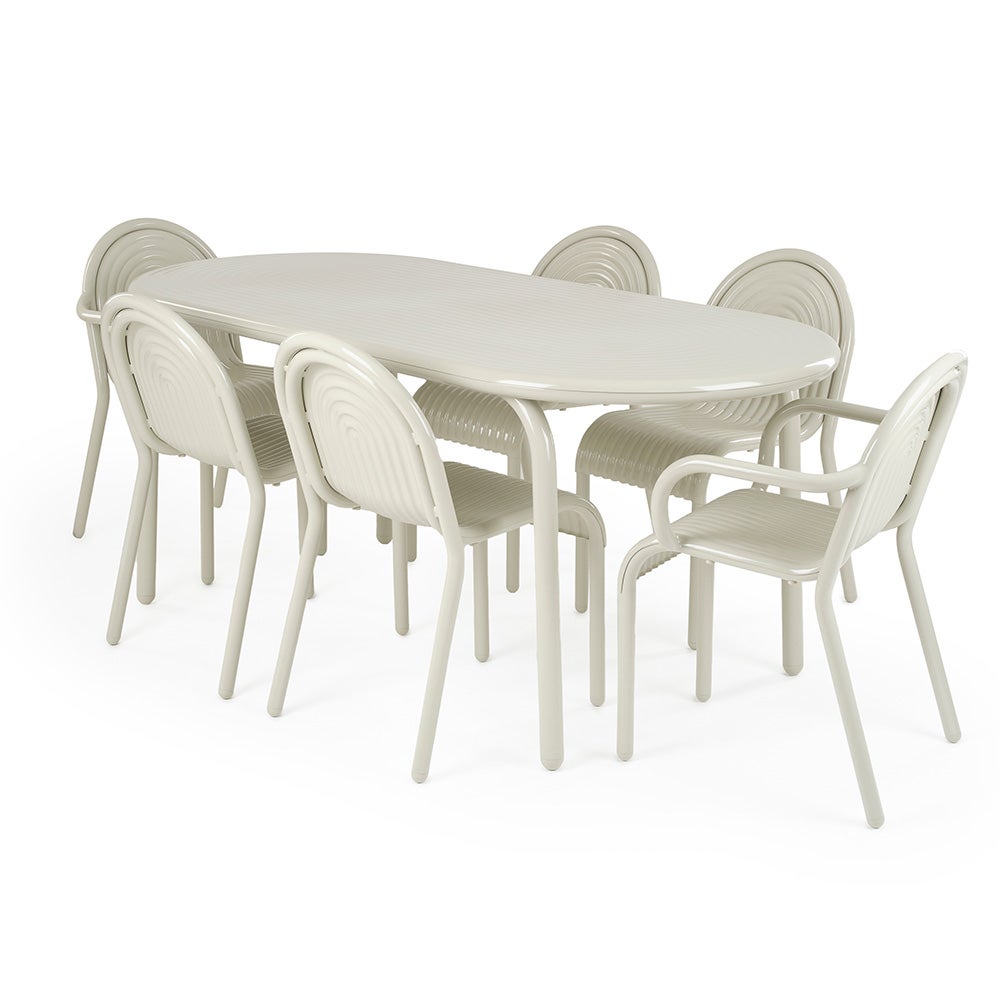 Groove Obround pöytä Putty