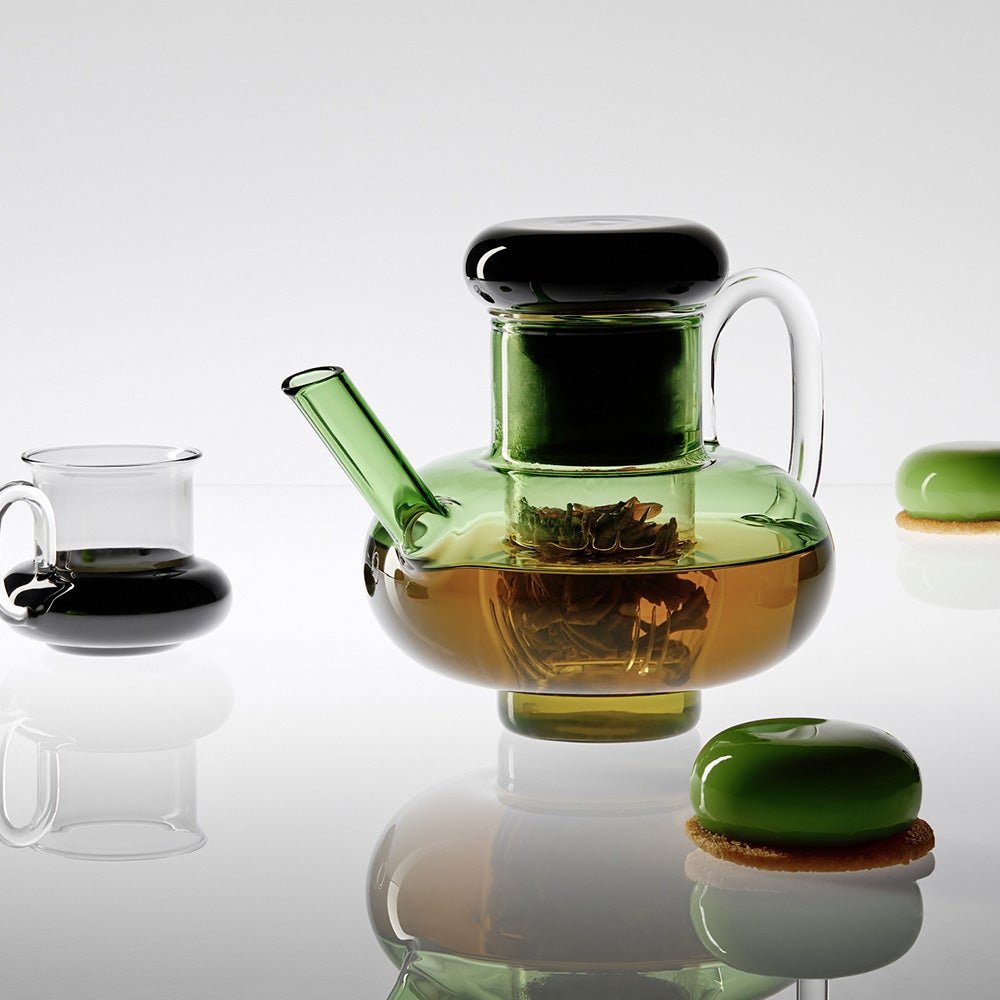 Bump-teekannu vihreä