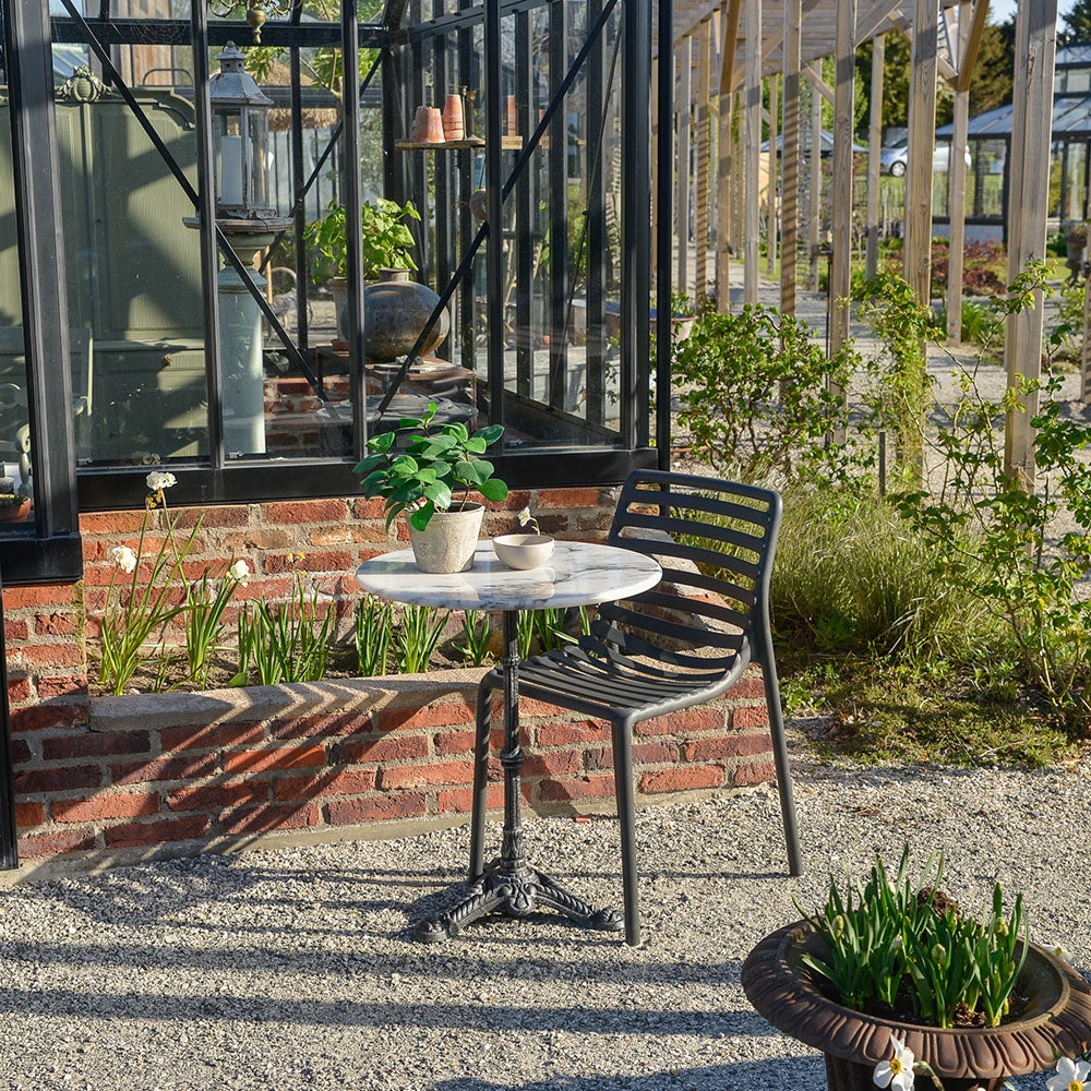 Doga ruokapöydän tuoli Anthracite