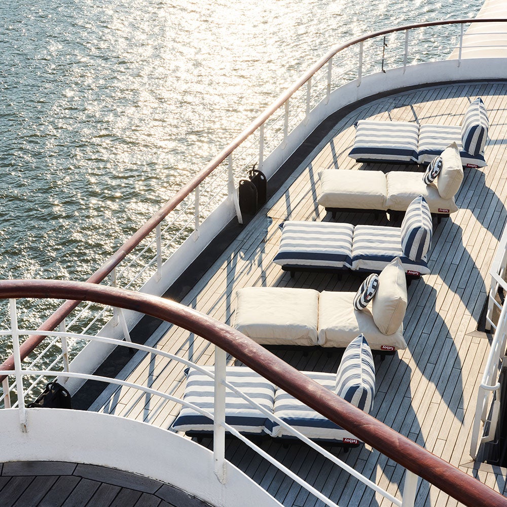 Paletti seat stripe ocean blue