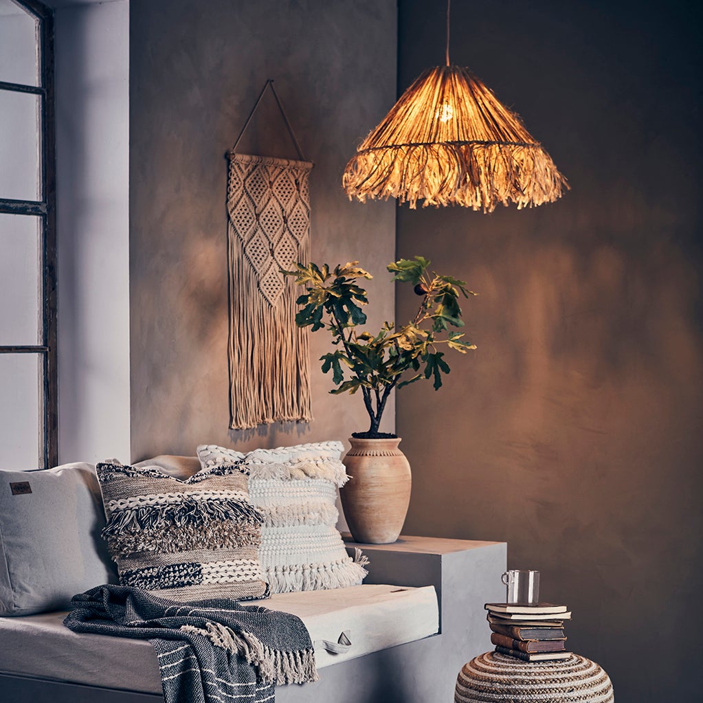  NEST lampunvarjostin luonnollinen Ø55 cm