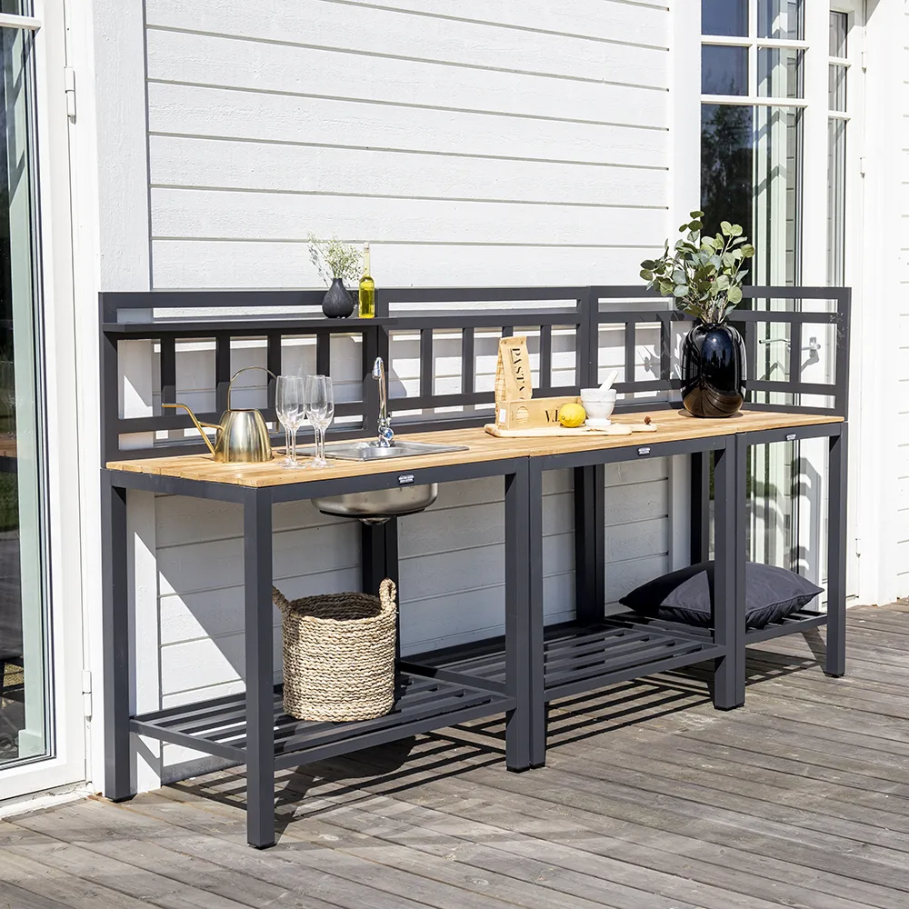 Meksiko Ulkokeittiö jossa on pesuallas