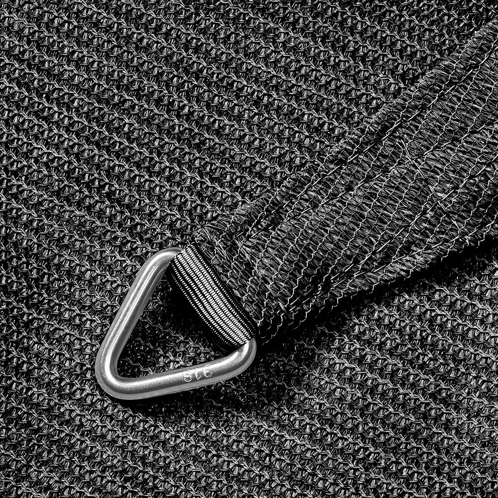 Coolfit aurinkopurje kolmiomainen 90° 500x710cm harmaa