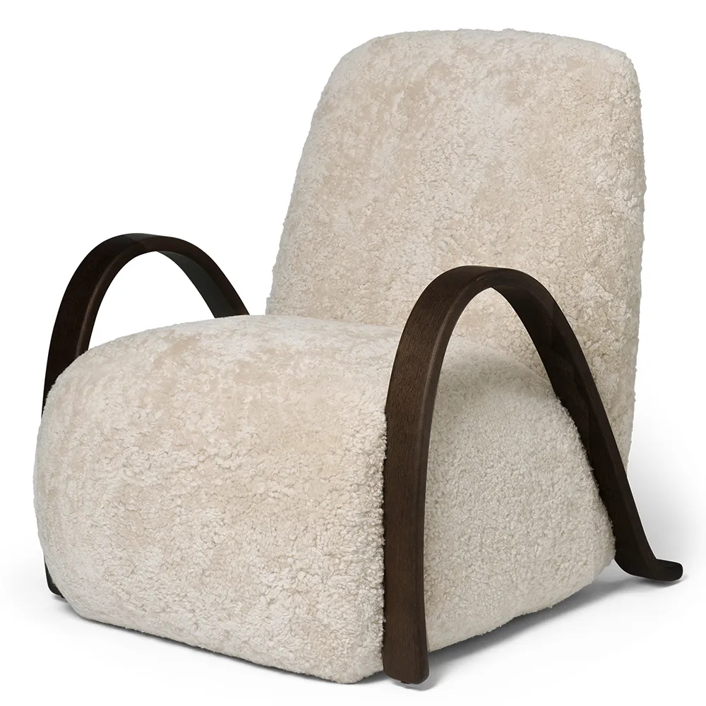 Ferm Living, Buur Nojatuoli Sheepskin - Dark St./Moonlight