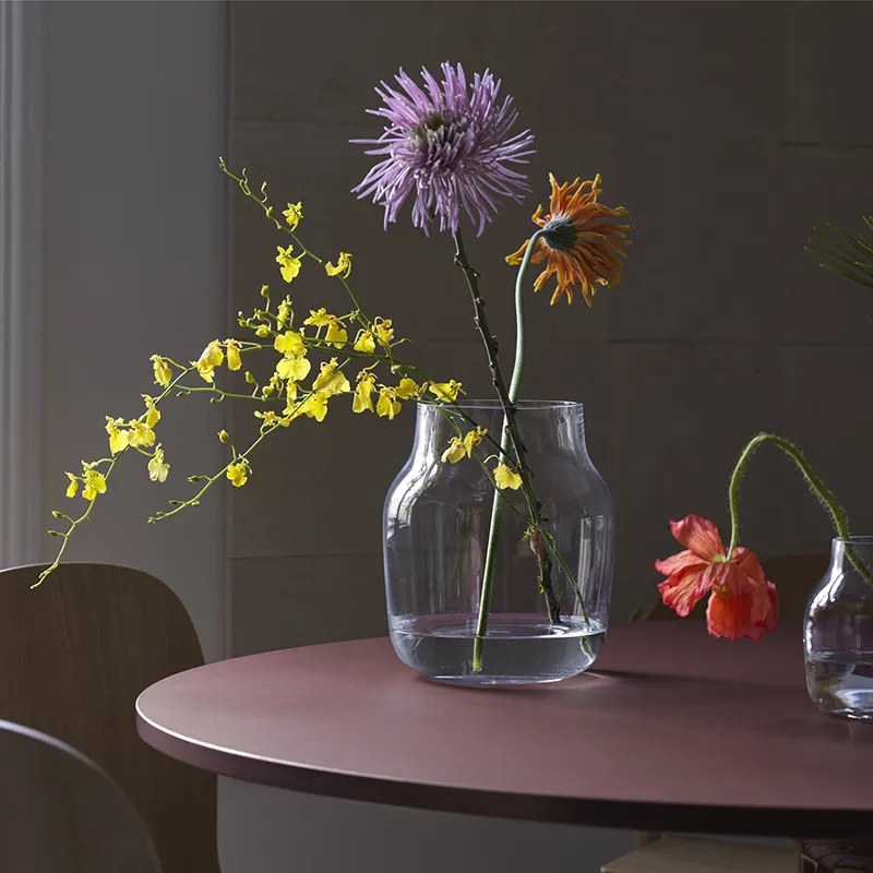 Midst ruokapöytä 120 cm - Dark Red Linoleum Dark Red