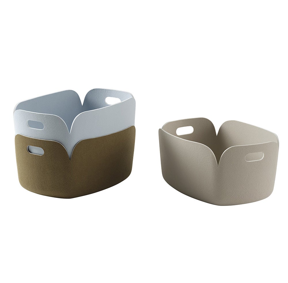 Restore-säilytyslaatikko koriin 48 x 35 cm - Light Blue 