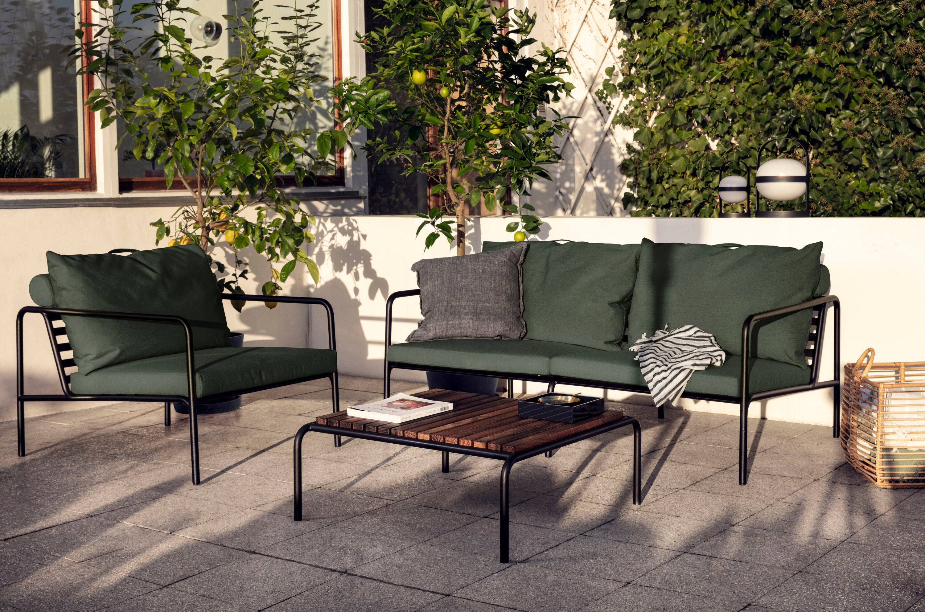 Avon Nojatuoli Charcoal/White 