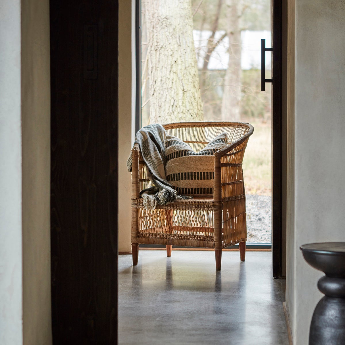  ANNA tyynynpäällinen luonnonvalkoinen/vihreä