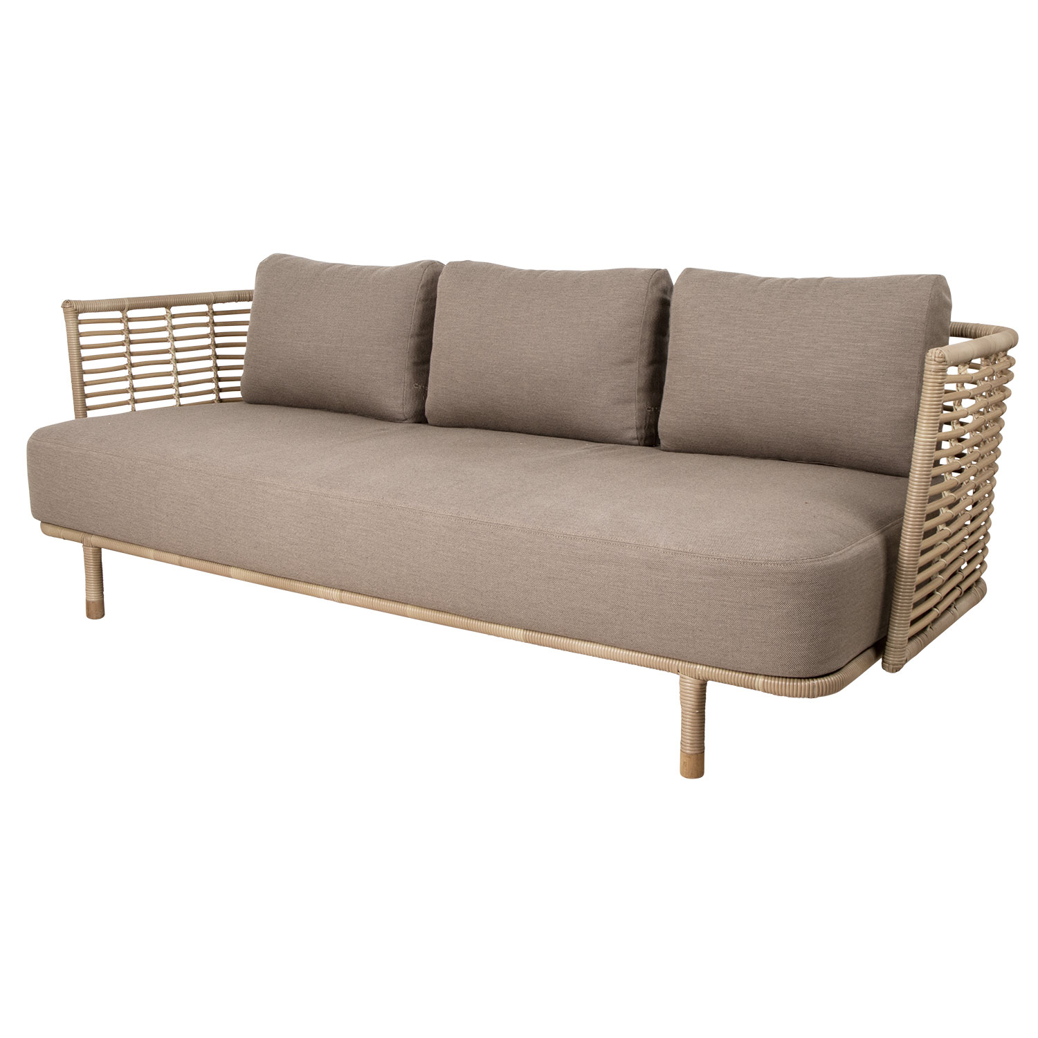 Cane-Line Sense 3-paikkainen sohva taupe