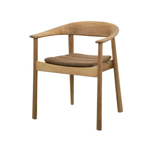 Majestic tuoli m/käsinoja istuinpehmuste Umber brown, Rise