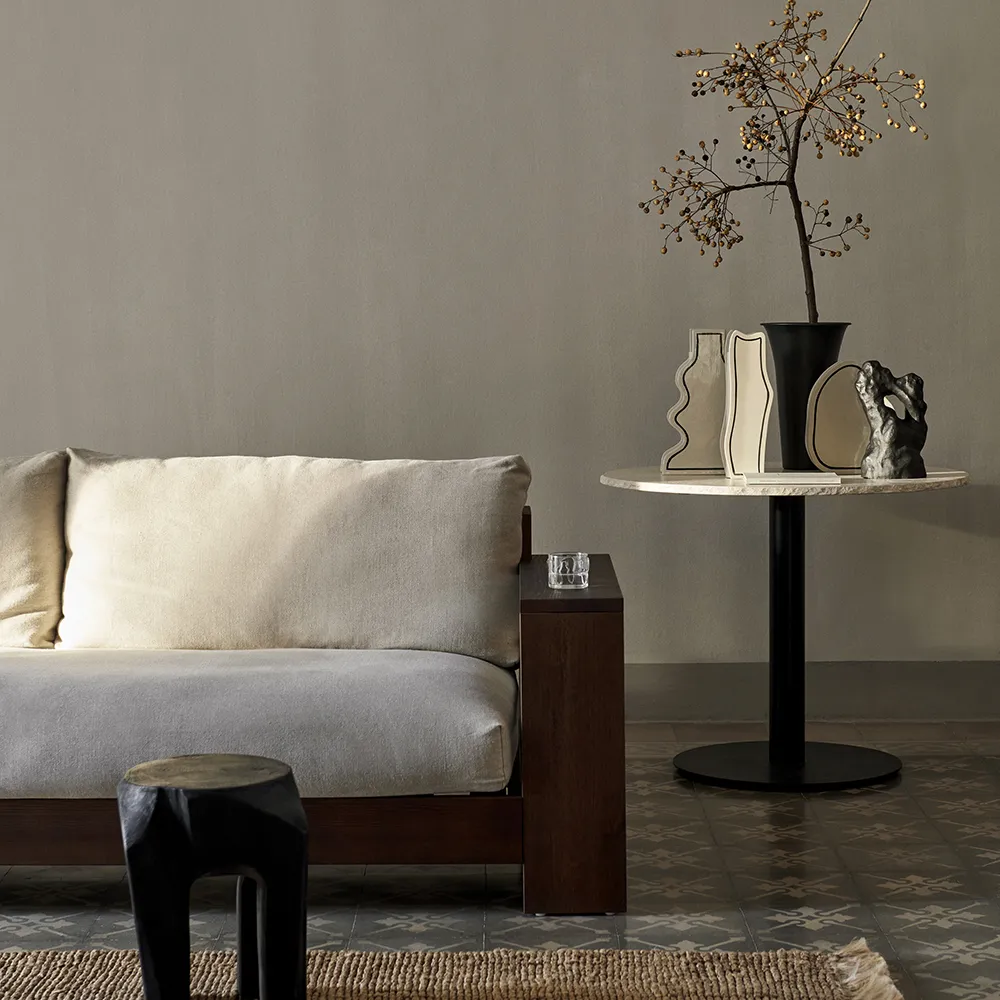 Mineral Ruokapöytä - Bianco Curia/Black