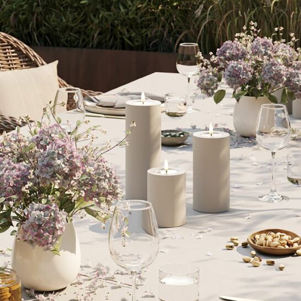 LED-ulkovalaisin 7,5x15 cm hiekkaa