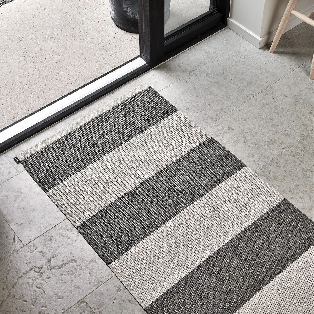 Bob matto Charcoal/Linen 70 x 150 cm