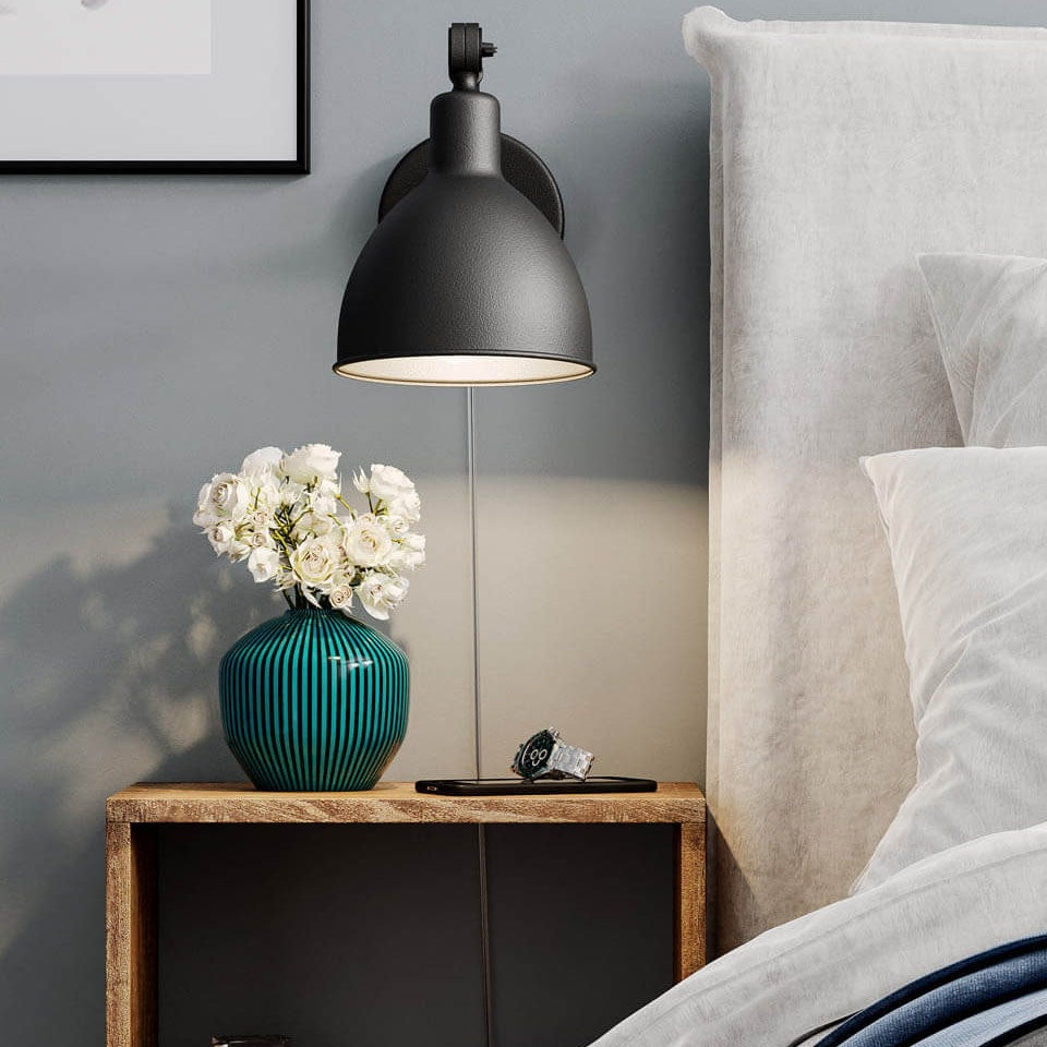 Bazar Seinävalaisin Musta 