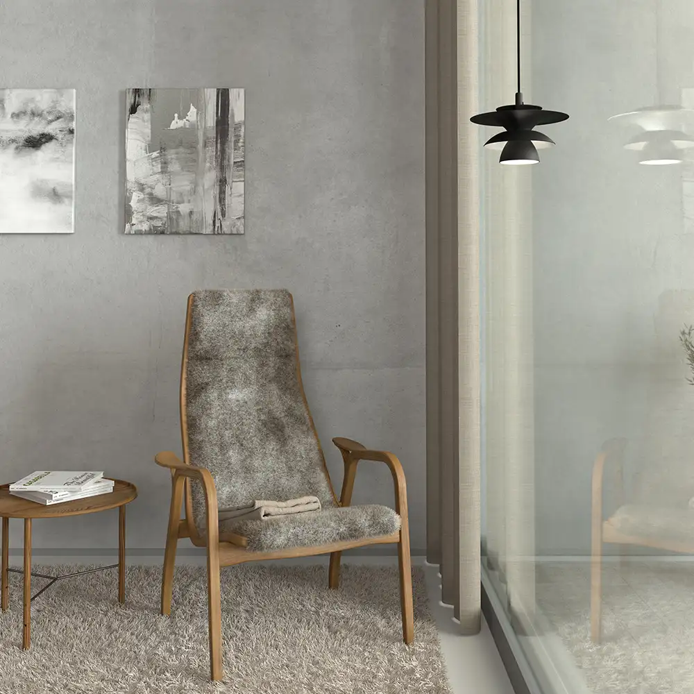 Picasso riippuvalaisin 180 mm mattamusta