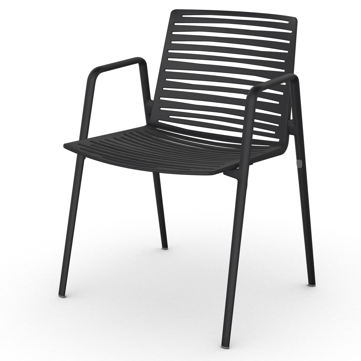 Zebra käsinojallinen tuoli Black