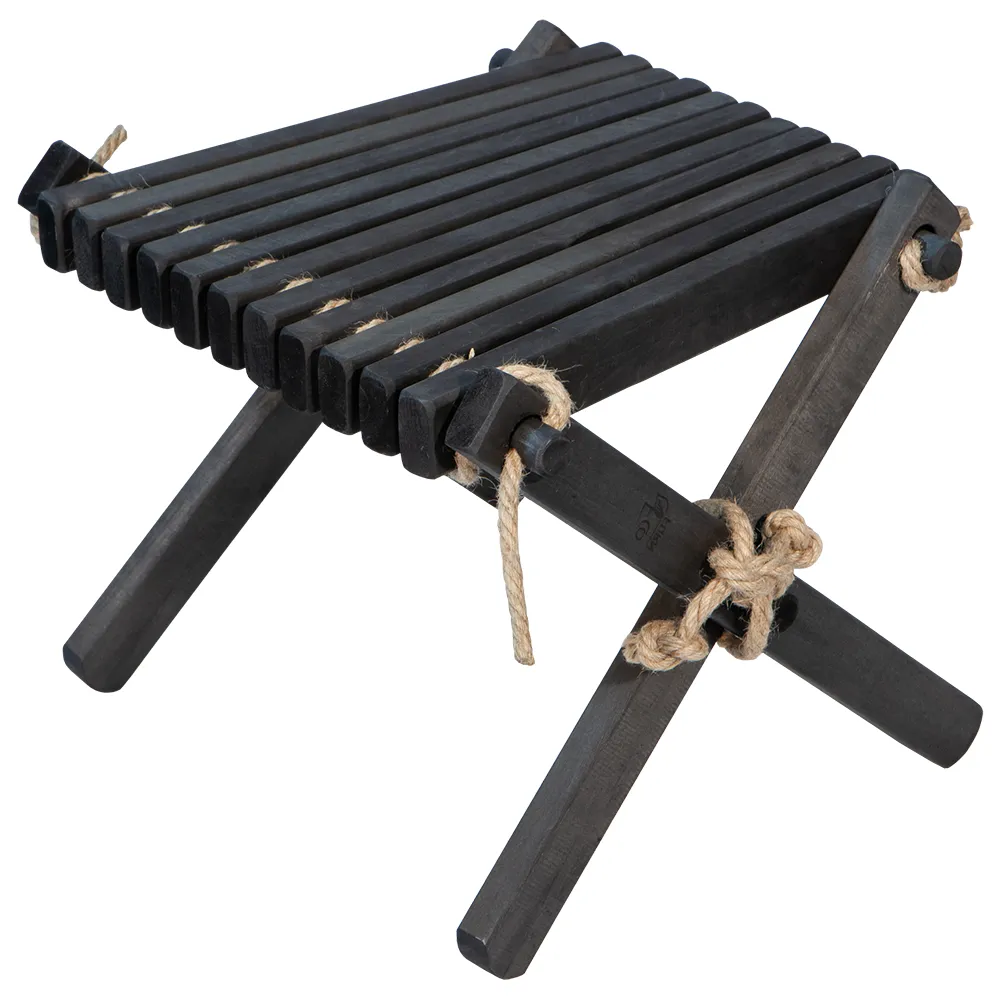 Lilli jakkara Mänty Öljytty Musta 