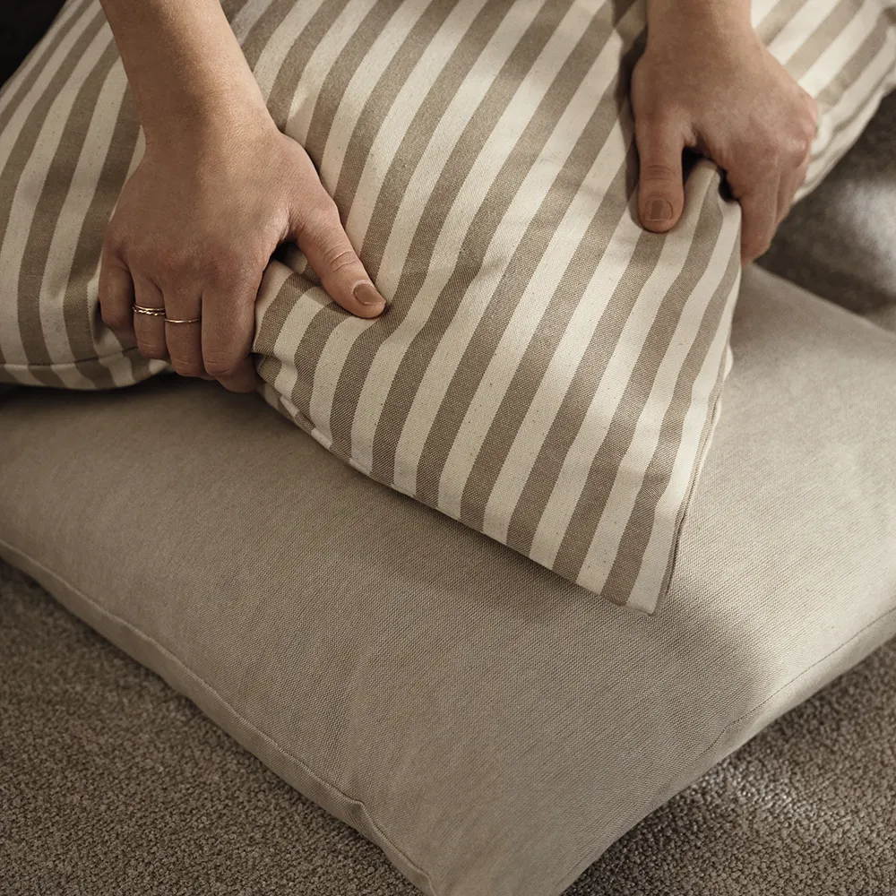 Strand Koristetyyny Sand/Off-white