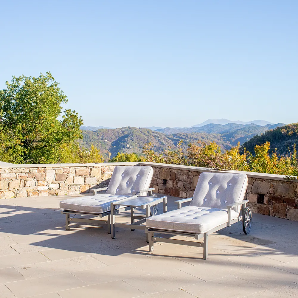 Rullapöytä kanssa pyörä harmaa 