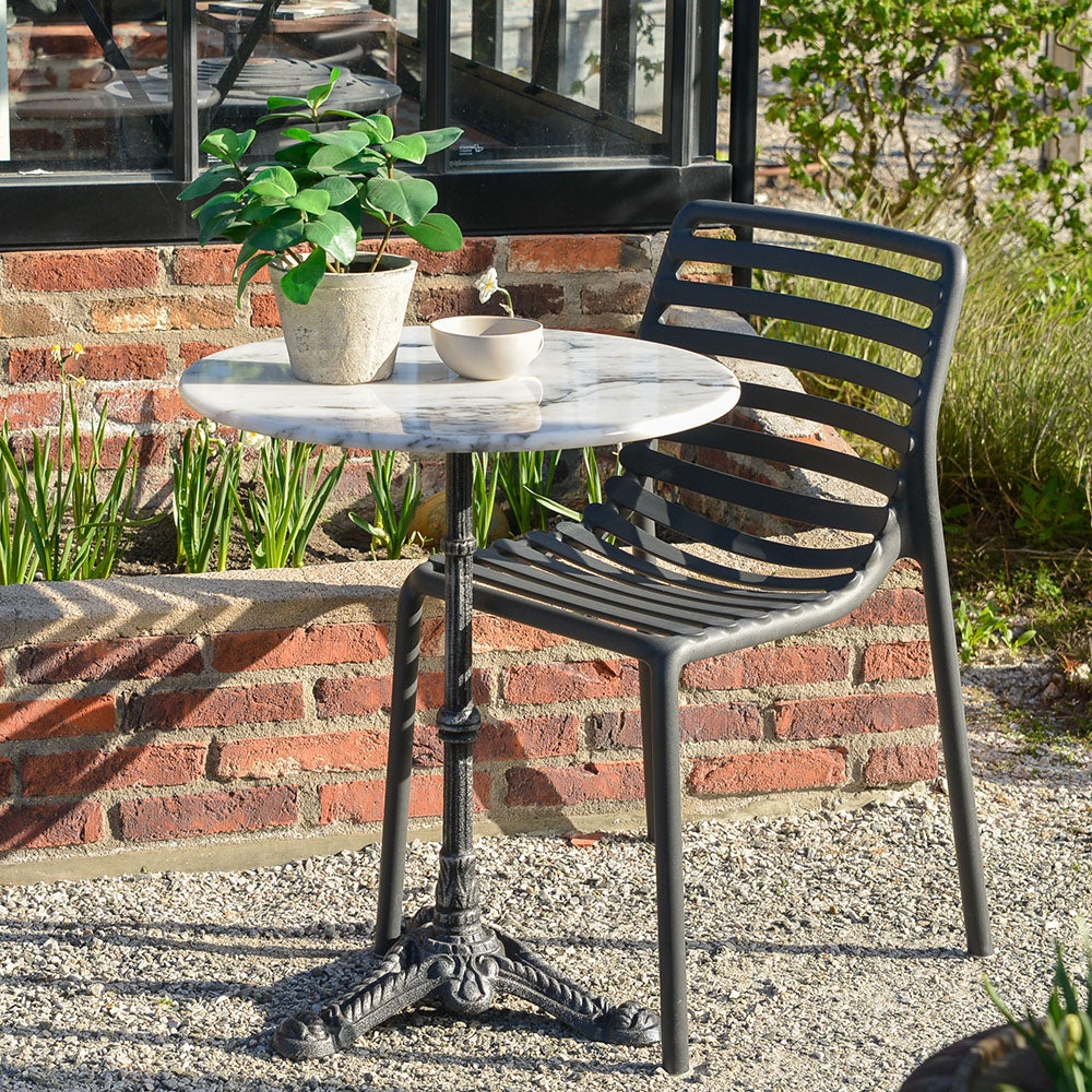 Doga ruokapöydän tuoli Anthracite