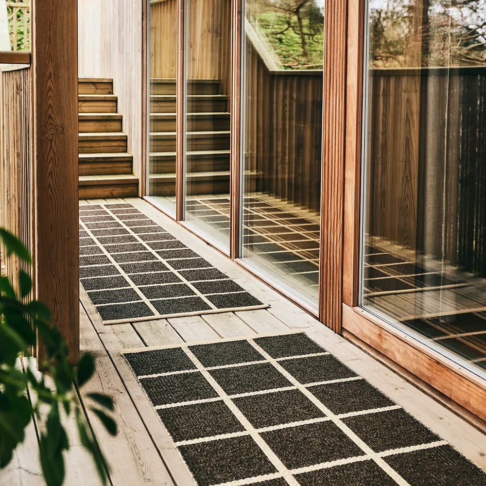 Kudottu Matto Criss Dark Brown 70x150 cm