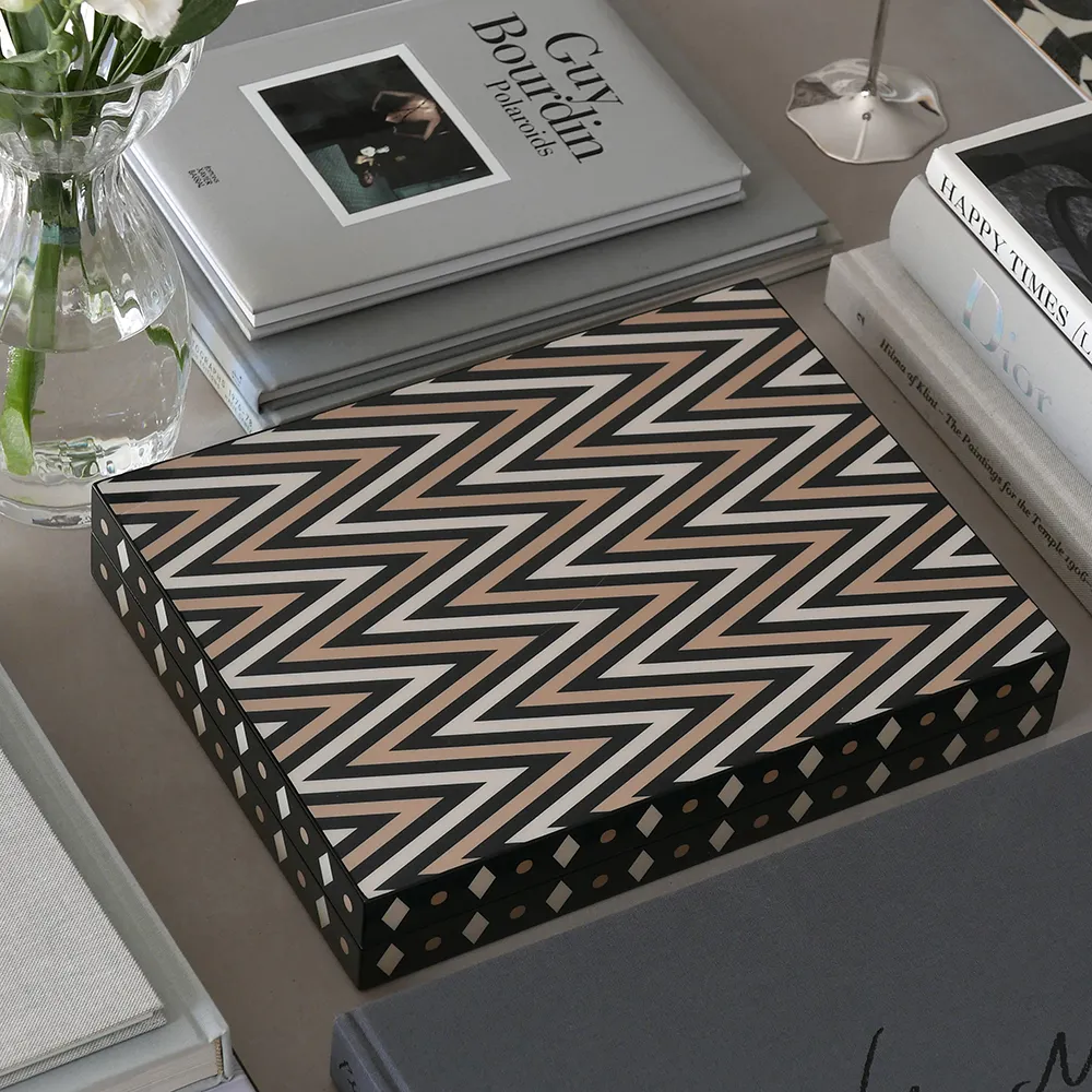 Backgammon Lakattu Black